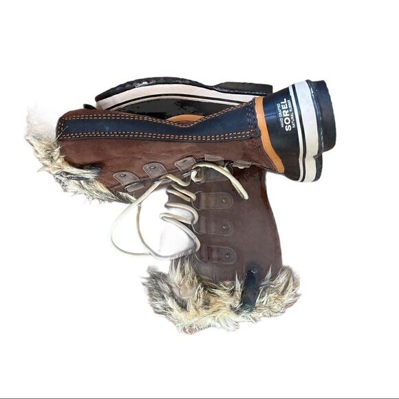 Sorel Joan Of Arctic Faux Fur-Lined Suede Boots - Picture 3 of 8